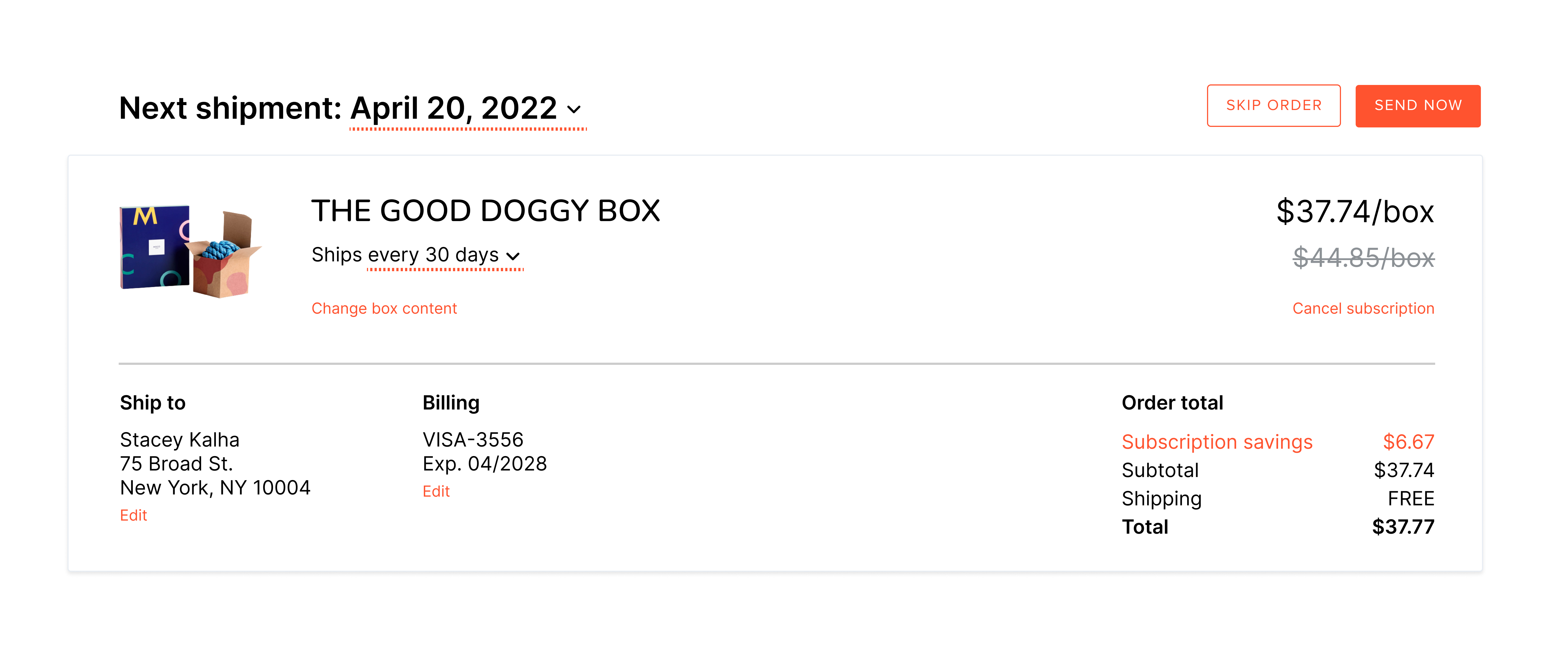 Build Your Own Box Subscriptions – Ordergroove Knowledge Center